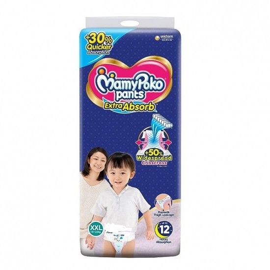 Picture of MamyPoko Extra Absorb Pants (XXL) 26 count (15~25kg)