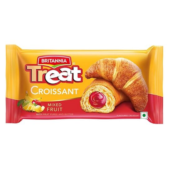 Picture of Britannia Treat Croissant Mixed Fruit 47gm