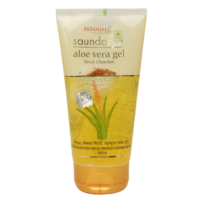 Picture of Patanjali Saundarya Aloe Vera Gel Kesar Chandan 150ml