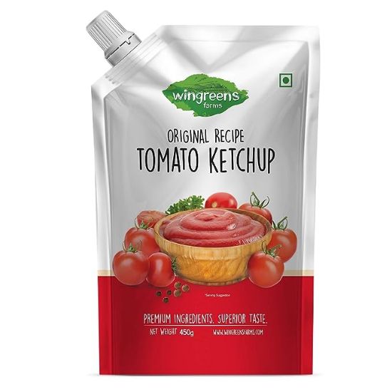 Picture of Wingreens Farms Tomato Ketchup 450gm