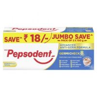 Picture of Pepsodent Germicheck 8 With Clove And Neem Oil,  Jumbo Save Pack 2*150gm