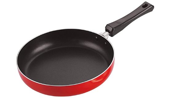 Picture of Nirlon Red Aluminium Non-Stick Fry Pan 220mm