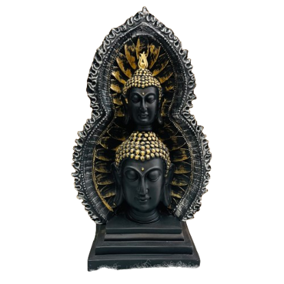 Picture of Double Buddha Face murti 