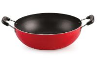 Picture of Nirlon Aluminium Non-Stick Kadhai with Bakelite Handle 1ltr Multicolor