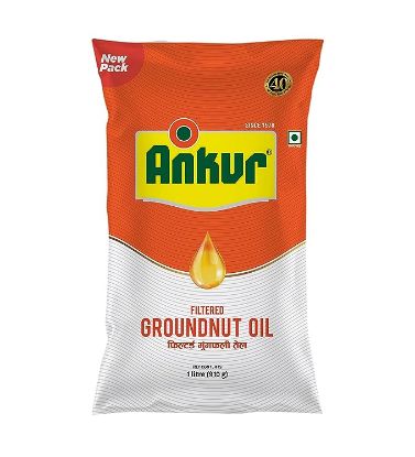 Picture of Ankur Groundnut Oil Pouch 1 litre