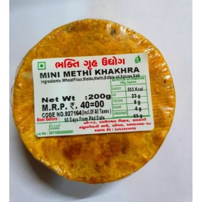 Picture of Bhakti Mini Methi Khakhra 200 gm