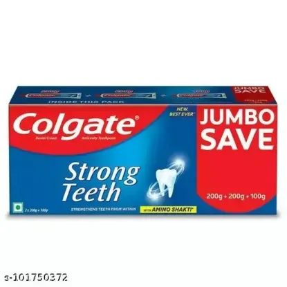 Picture of Colgate Strong Teeth Dental Cream Toothpaste 250gm ( pack of 2 )
