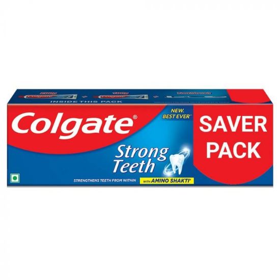 Picture of Colgate Strong Teeth Anticavity Toothpaste 300gm (With Free Toothbrush)