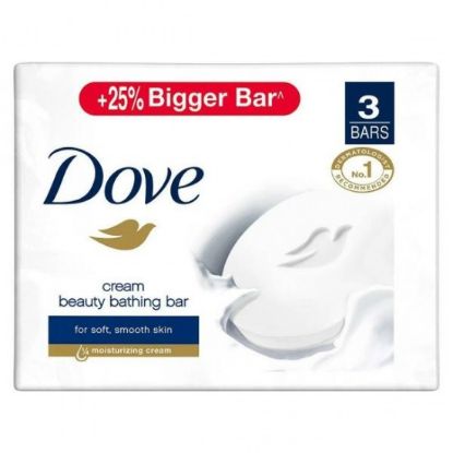 Picture of Dove Cream Bathing Bar 3x125gm