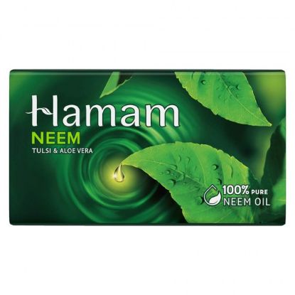 Picture of Hamam Neem, Tulsi & Aloe Vera Soap 100gm