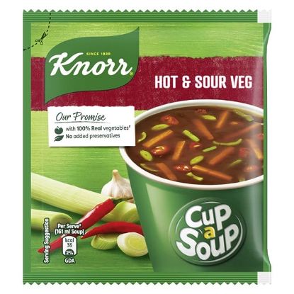 Picture of Knorr Hot N Sour Veg Soup - 11Gm