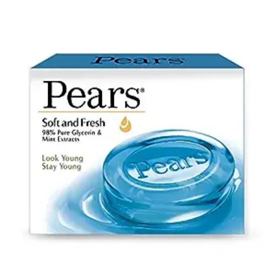 Picture of Pears Soft & Fresh Soap With Mint Extracts 125gm (Pack of 4)