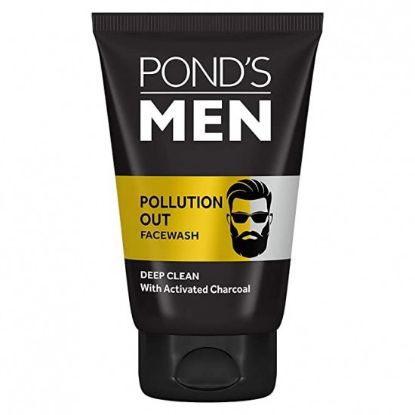 Picture of Pond's Men Pollution Out Deep Clean Face Wash with Activated Charcoal 50gm