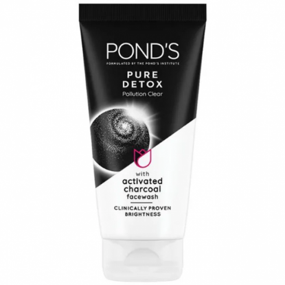 Picture of Pond's Pure Detox Anti-Pollution Purity Face Wash With Activated Charcoal 150gm