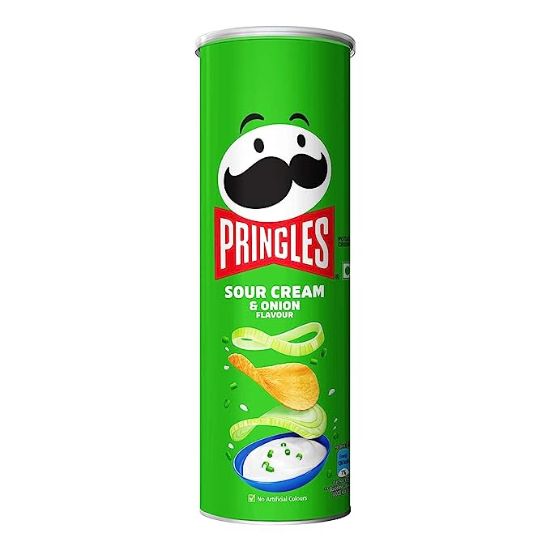 Picture of Kellogg's Pringles Cream & Onion 107Gm