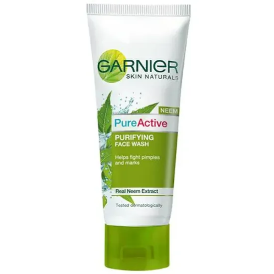 Picture of Garnier Skin Naturals - Pure Active Neem Face Wash 100 gm