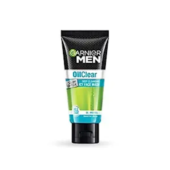 Picture of Garnier Men Oil Clear Clay D-Tox Deep Cleansing Icy Face Wash 50gm