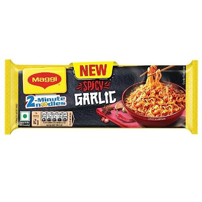 Picture of Maggi 2-Minute Spicy Garlic Noodles 240gm