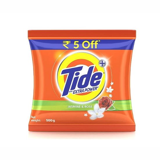 Picture of Tide Double Power Jasmine & Rose Detergent Powder 500 gm