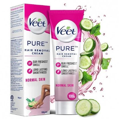 Picture of Veet Pure Hair Removal Cream for Normal Skin 100gm