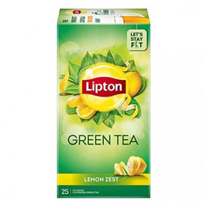 Picture of Lipton Green Tea Lemon Zest 25 Tea Bags