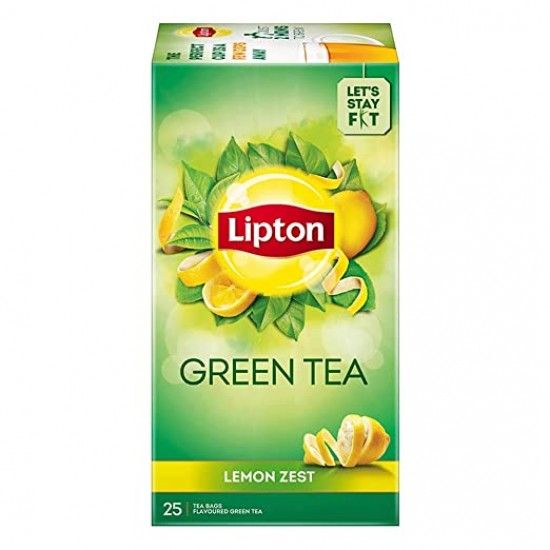 Picture of Lipton Green Tea Lemon Zest 25 Tea Bags