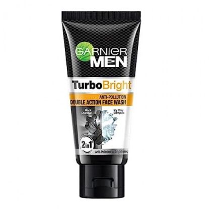 Picture of Garnier Men Turbo Bright Anti-Pollution Double Action Face Wash 50gm