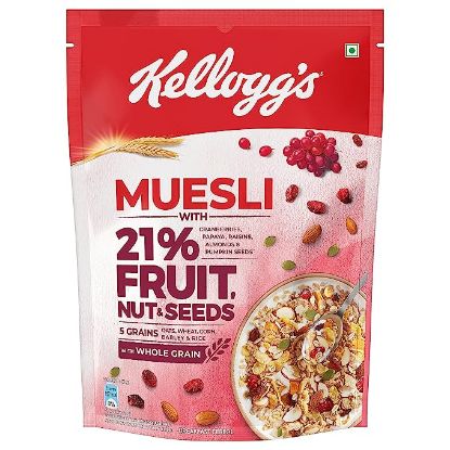 Picture of kellogg's Muesli With 21% Fruit Nut & Seeds 500gm