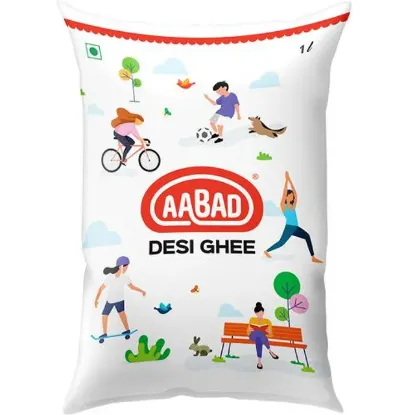 Picture of Aabad Pure Ghee Pouch 1Ltr