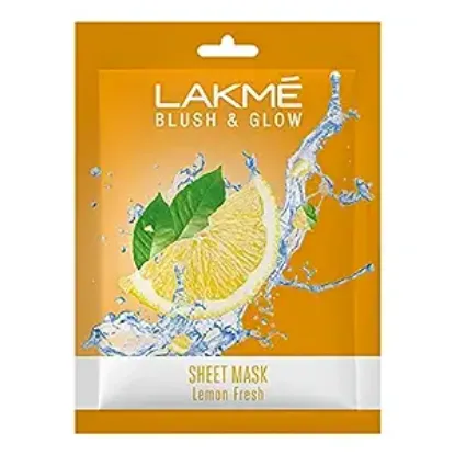 Picture of Lakme Blush & Glow Lemon Sheet Mask 25ml