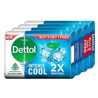 Picture of Dettol Cool Bathing Soap 125gm ( Buy 3 Get 1 Free )