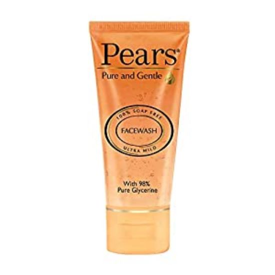 Picture of Pears Pure & Gentle Daily Cleansing Facewash - Ultra Mild 98% Pure Glycerine 150gm
