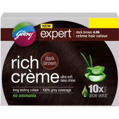 Picture of Godrej Expert Rich Creme Hair Colour, Dark Brown 20g+20ml