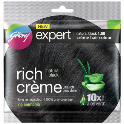 Picture of Godrej Expert Rich Creme Hair Colour Natural Black 20g+20ml