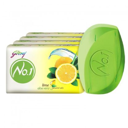 Picture of Godrej No1 Alovera & Lime Soap 100gm ( Buy 4 Get 1 Free )