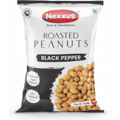 Picture of Nexxus Roasted Black Pepper Peanuts 140Gm