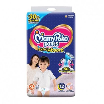 Picture of MamyPoko Extra Absorb Pants (XL) 42 count (12~17kg)