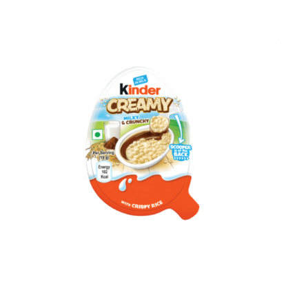 Picture of Kinder Creamy Milky & Cocoa Chocolate with Extruded Rice 19gm