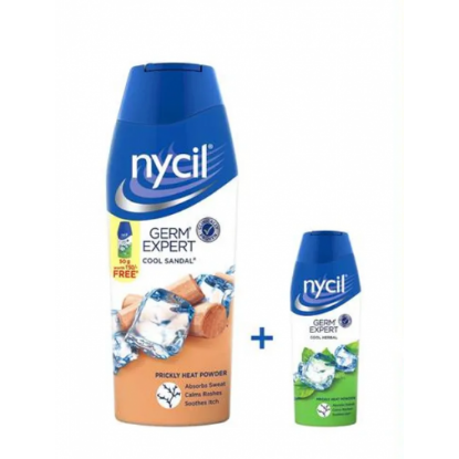 Picture of Nycil Prickly Heat Powder - Cool Sandal 150gm  (Nycil Cool Herbal 50gm Free)