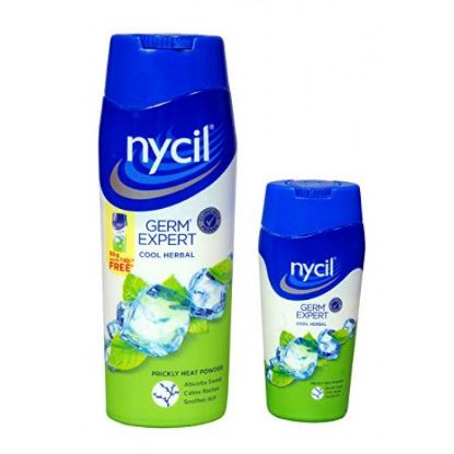 Picture of Nycil Prickly Heat Powder - Cool Herbal  150gm (Nycil Cool Herbal 50gm free)