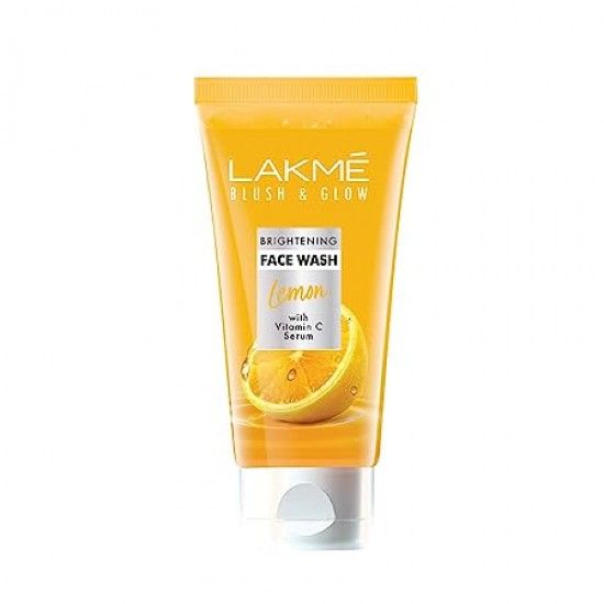 Picture of Lakme Blush & Glow Lemon Gel Face Wash - with Vitamin C Serum  50gm