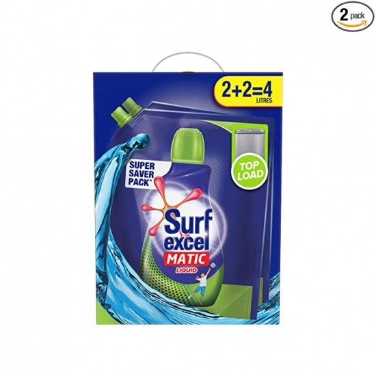 Picture of Surf Excel Matic Top Load Liquid Detergent (2 L + 2 L)