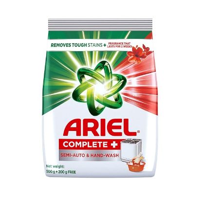 Picture of Ariel Complete Detergent Powder 500g+200gm