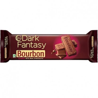 Picture of Sunfeast Dark Fantasy Bourbon - Classic With Real Chocolate 100gm