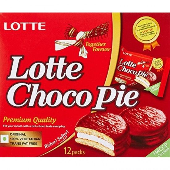 Picture of Lotte Choco Pie 276gm  (12 Pack+ 4pcs free)