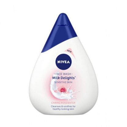 Picture of Nivea Milk Delights Face Wash With Rose For Sensitive Skin 100 ml