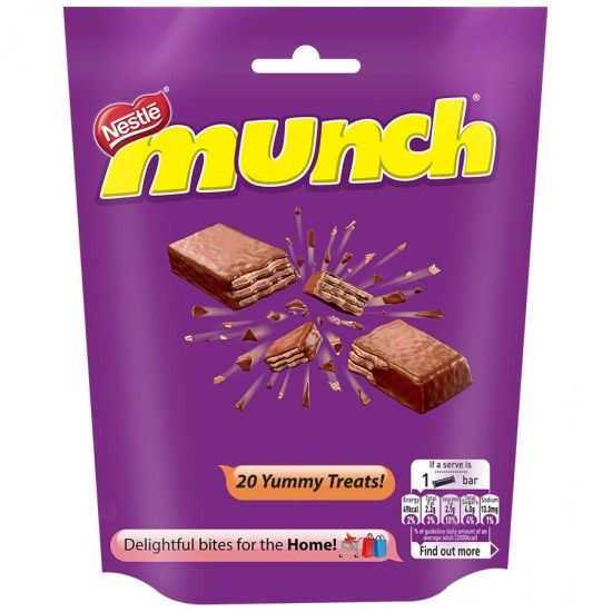 Picture of Nestle Munch Share Bag - 160.2Gm(20Bar)