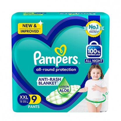 Picture of Pampers All Round Protection Pants (XXL) 9 count (15 - 25 kg)	