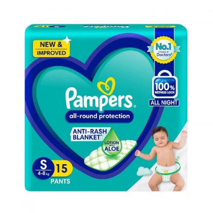 Picture of Pampers All Round Protection Pants (S) 15 count (4 - 8 kg)