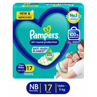 Picture of Pampers All Round Protection Pants (New Baby) 17 count ( 5kg )